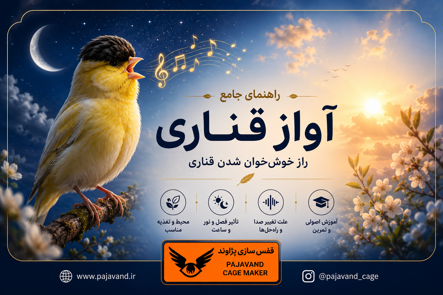 آواز قناری؛ چرا قناری نمی‌خواند؟ آموزش کامل خواندن و خوش‌خوان شدن قناری