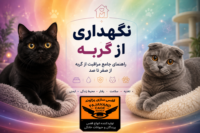 نگهداری از گربه؛ راهنمای کامل مراقبت از گربه از روز اول تا بزرگسالی