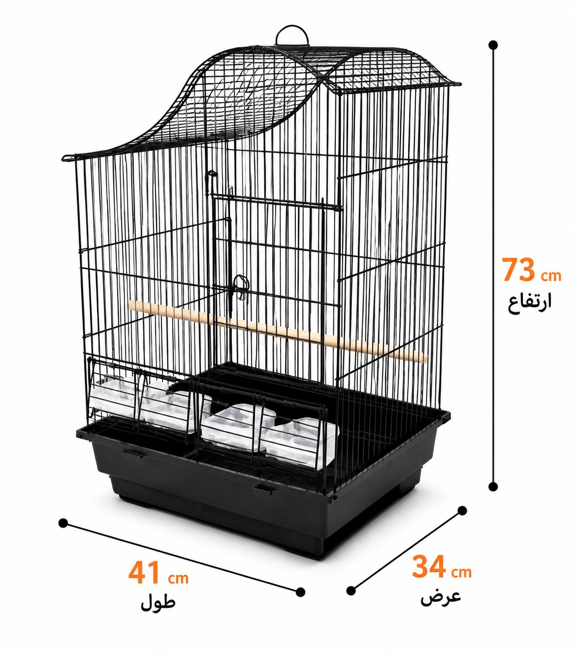 قفس 4لیوانه اکونومی پژاوند مدل409