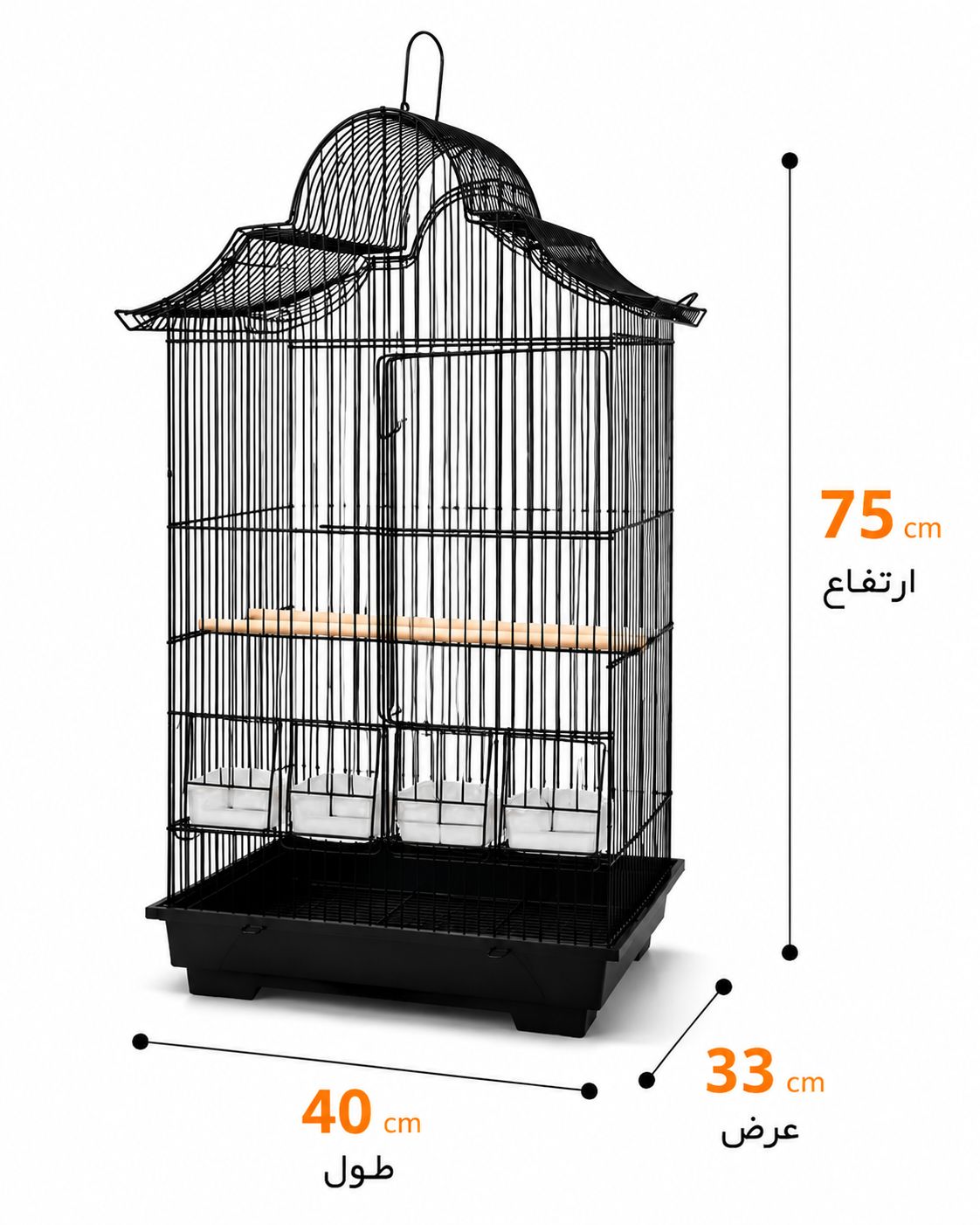 قفس 4لیوانه اکونومی پژاوند کد415